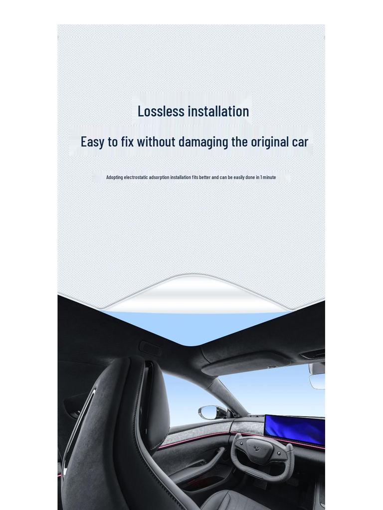 Ji Yue 24 Model 07 Sunroof Shade: Sun Protection, Heat Insulation, Privacy.