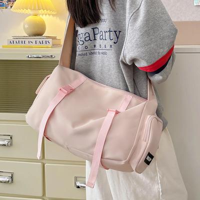 Shoulder Bag Trend Japanese Harajuku Versatile Large-Capacity Messenger Bag Couple Satchel Trend Student Messenger Bag