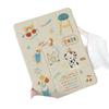 ins style retro illustration for iPad Pro11 inch Y folded edge sticker tablet protective case with pen slot anti-drop soft case