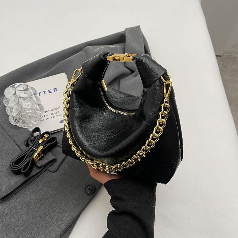 IELGY Ladies Messenger Bag Chain Portable Diamond Underarm Bag
