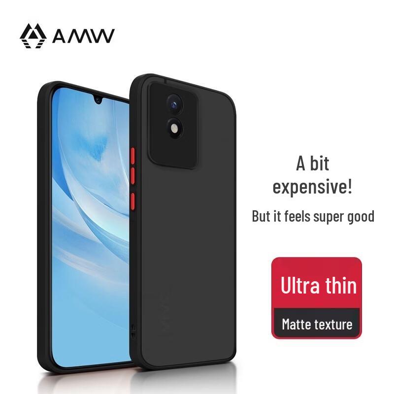 

AMW Frosted Contrast Color Protective Case for vivo Y11