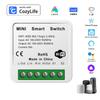 16A Wifi Mini Smart Switch Wireless DIY Light Switches 2 Way Control Breaker Work with HomeKit CozyLife App