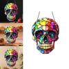 Fashion Colorful Skull Pattern Acrylic Glass Pendant For Party And Home Decoration