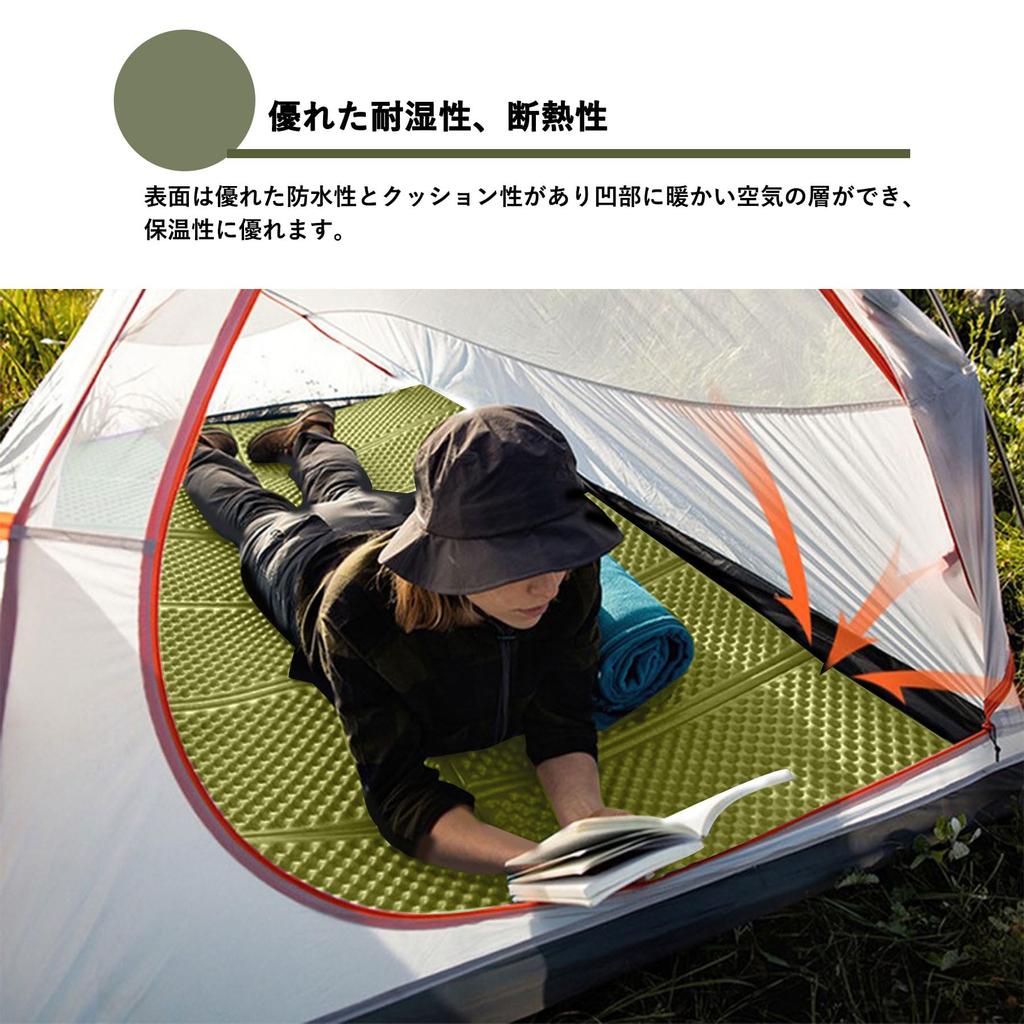 Vattentålig Campingmatta för Bilcamping Perfekt för Sovande och Nödsituationer och denna isolerade matta är perfekt för utomhusaktiviteter som bil (2 cm tjock),