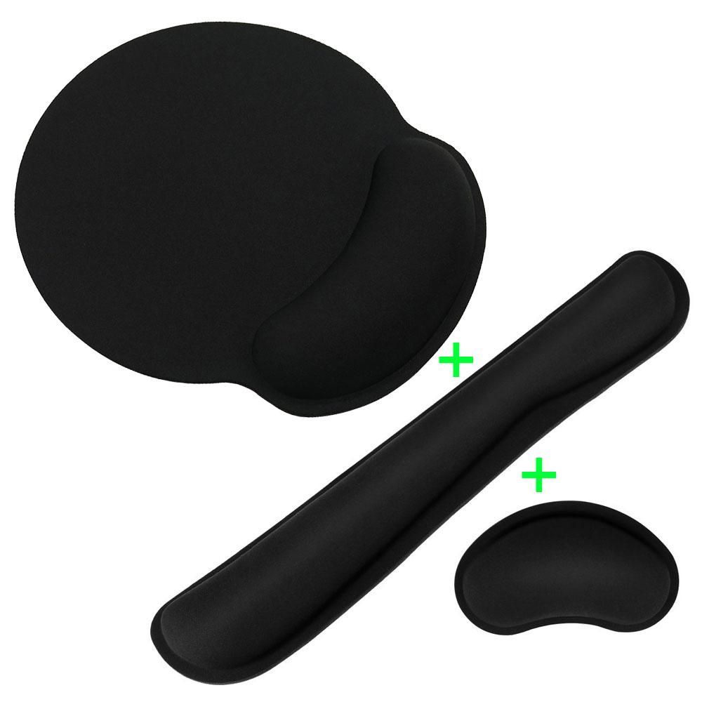 RAKOON Mouse Pad with  Wrist Rest Non-Slip Base Wrist Rest Pad Ergonomic Mousepad for Typist Office Gaming PC Laptop