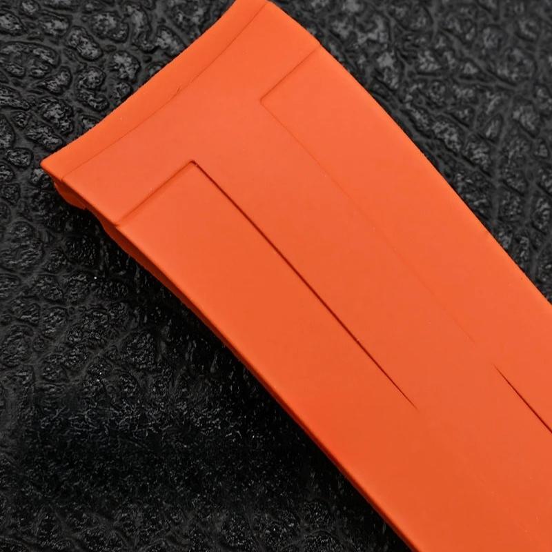 Wodoodporny Pasek do Zegarka z Kauczuku Fluorowego FKM dla serii Tissot 1853 Seastar T120 21mm Zakrzywiony Pasek do Zegarka