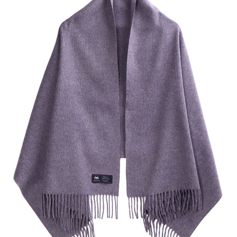 

ABRAHAM MOON Merino Wool Shawl 70cm - Lavender FREE