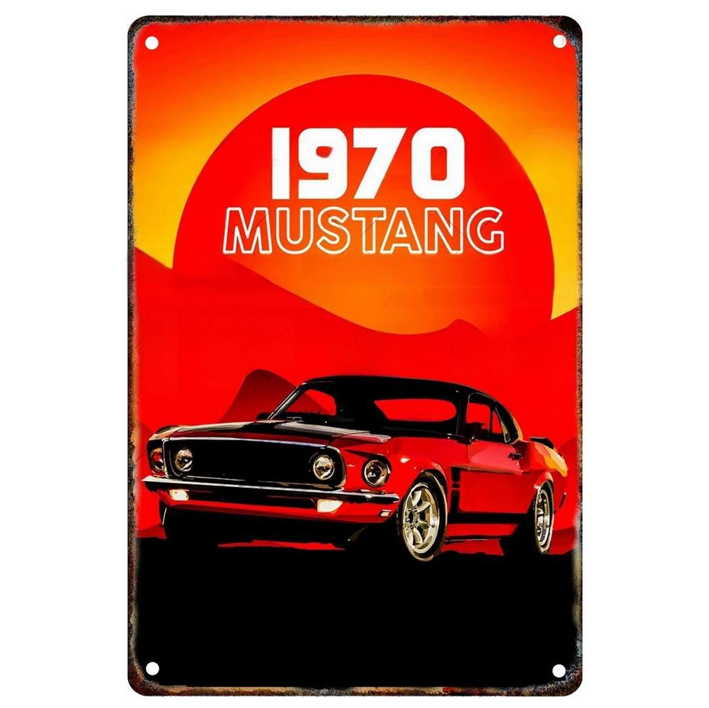 Vintage Metal Tin Signs Classic Car Wall Posters Plate Wall Decor for Home Garden Bars Man Cave Cafe Clubs Retro Posters Plaque