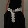 Hollowed Out Heart Shape Belt Western Waistband Pants Belt Fashion Waiststrap Dress Belt 2000s PU Belt Waist Ornaments