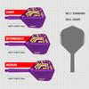 TARGET Darts LUKE LITTLER WORLD CHAMPION KFLEX Flight & Shaft System, No.2/No.6, KFLEX All-in-One Flight 3-Pack, Short (19mm)/In-Bite (26mm)/Medium