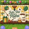 2D Father's Day Themed Backdrop, 2D Flat Spanish Gentleman Banner