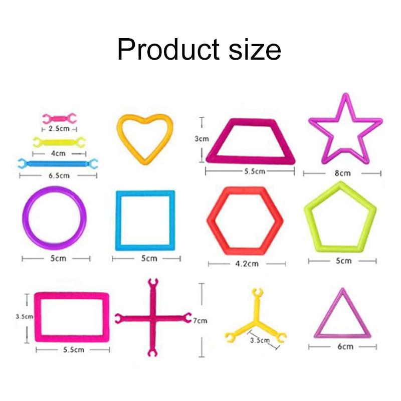 65~240pcs Kids DIY Building Blocks Stick Toys with Storage Bag Children Early Learning Intelligence Sticks Creativity Toy TMZ