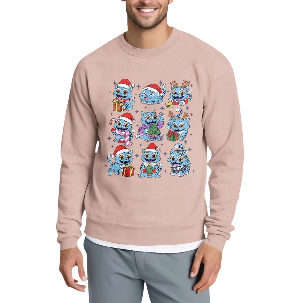 Men's Casual Sweatshirt With Fun Film-Themed Print