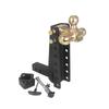 Adjustable 6-9-11-14 Inch Trailer Arm with 2\" and 2-5/16\" 1-7/8\" Trailer Ball