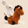 Simulation Horse Plush Toys Stuffed Cartoon Horse Stuffed Toy Sitting Foal Plush Doll  Children