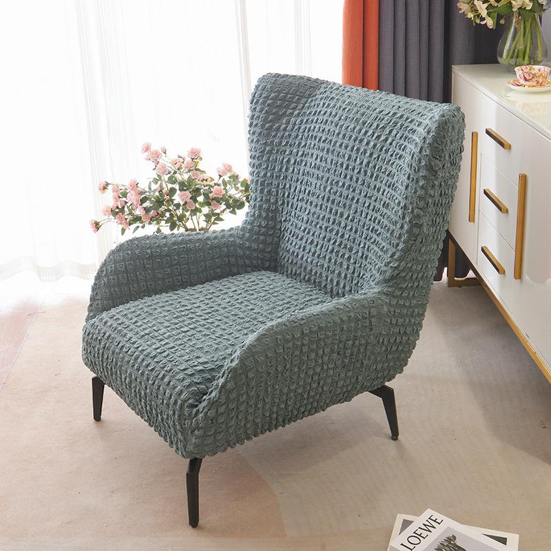 Solid Color Seersucker Lazy Boy Sofa Covers Relax Sofa Slipcovers Stretch Universal All-inclusive Lounge Tatami Chair Cover
