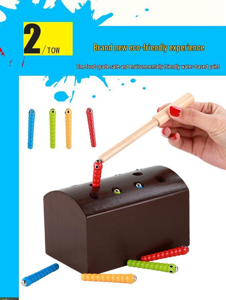Magnetic Bug Catching Game: Fun Educational Toy for Kids