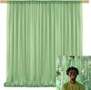 Chiffon Curtain Wedding Party Backdrop Baby Shower Drape Hotel Banquet Wrinkle Free Photo Background Wedding Curtain Decoration