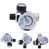 Air Pressure Regulator 0 10bar 0 140psi Aluminum Alloy Valve 1 4inBSPP Inlet Outlet ConnectorSilver