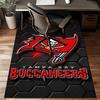 Buccaneers Team Spirit Rug Game Carpet, Floor Mat for Bedroom Living Room Entryway Rug, Home Decor Idea Gift for Christmas Birthday
