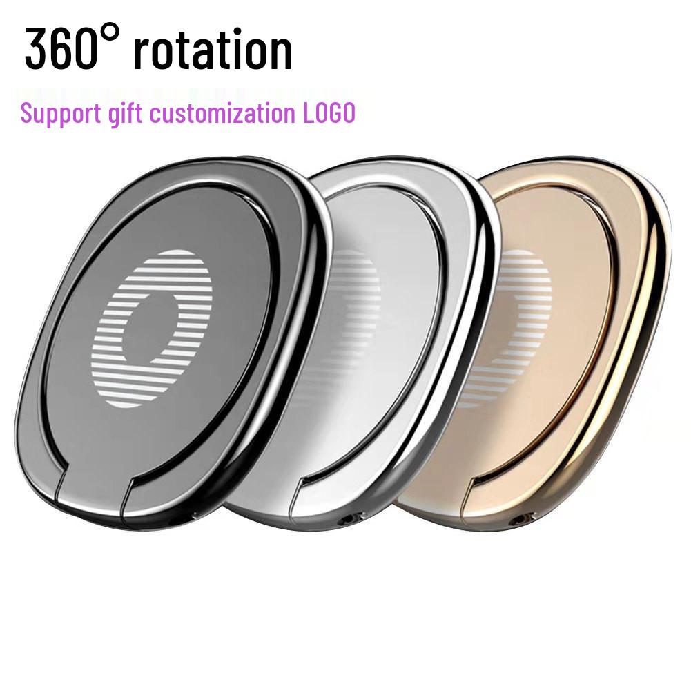 Ultra-thin Round Metal Phone Ring Stand - Creative DIY Gift Accessory
