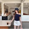 2025 Asymmetrical Off-Shoulder T-Shirt – Women's Summer Spicy Design