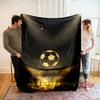3D New Arrive Football Sports Theme Flannel Blanket for Bed Bedroom Sofa Picnic,Throw Blanket for Cover Outdoor Leisure Trip Nap