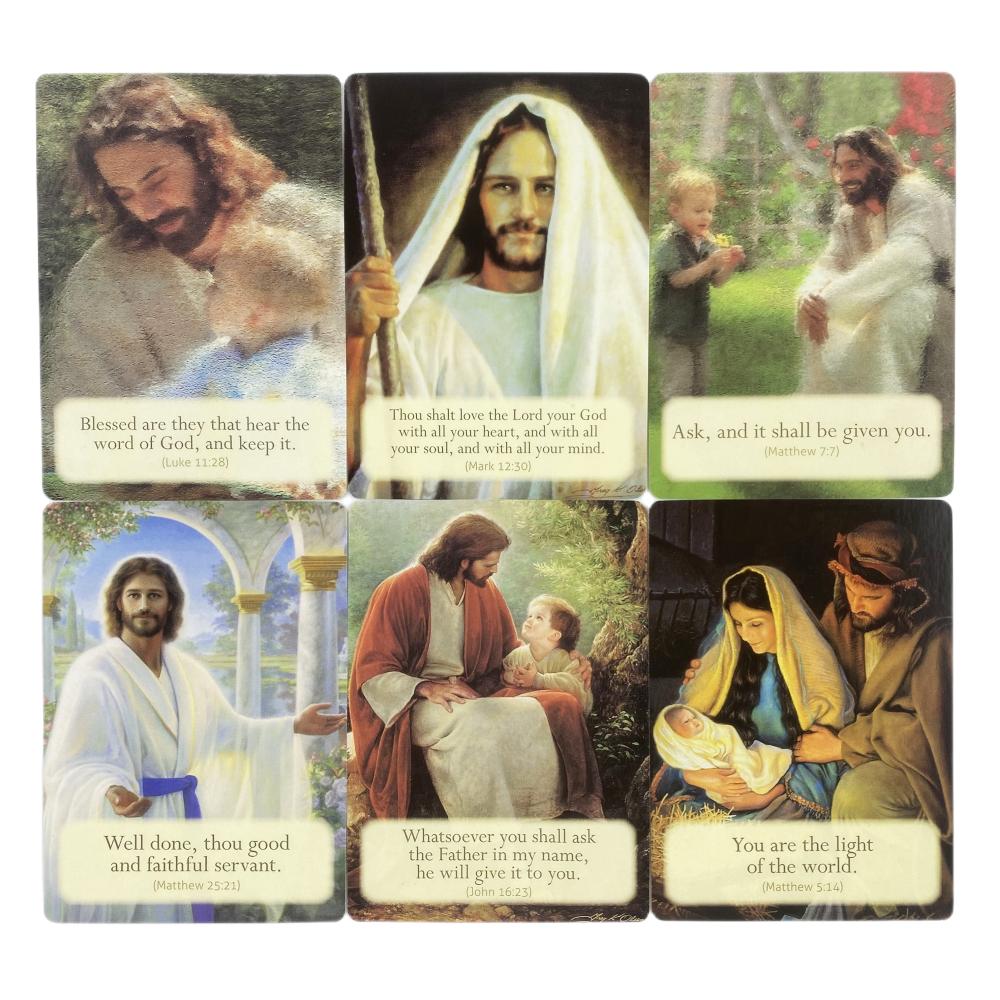 Loving Words From Jesus Oracle Cards A 44 Tarot English Visions Divination Deck Borad Playing Games 10.4*7.3cm