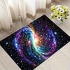 Galaxy Mat Heavyweight Non-Slip Area Mat with Cosmic Nebula Design Soft Floor Mat for Living Room Easy-Clean Mat for Home Decor