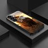 Lion Eagle Pattern Tempered Glass Phone Case Suitable for Samsung Galaxy S26 S25 S24 S22 S21 S20 FE/Ultra/Plus Scratch Resistant