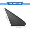 1 Pair Side Rear View Mirror Corner Triangle Trim Compatible for Chevrolet Cruze 2011-2016, Durable Plastic Black Left Right Side Mirror Panel Cover