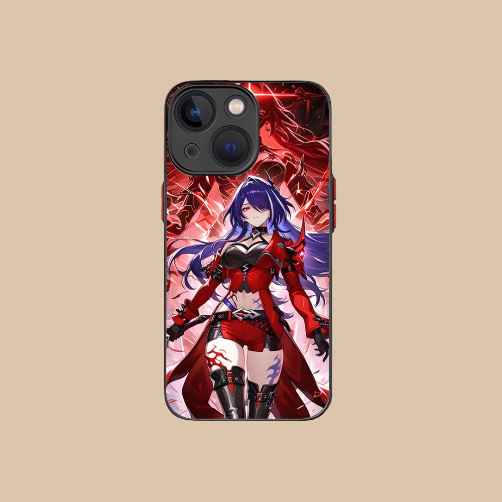 HSR Acheron Silicone Mobile Phone Case for iPhone 17 16 15 14 13 12 11 X XR XS Air Pro Max Plus Mini Colorful Cover