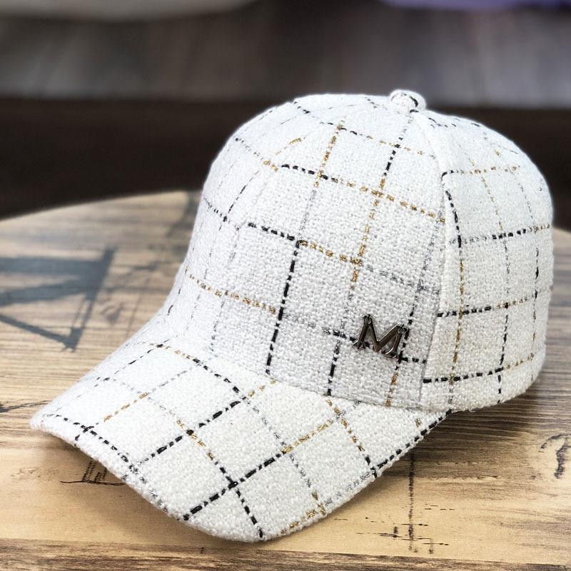 

Металлическая бейсболка с нашивкой M, черная, элегантная папина шляпа, легкая, регулируемая, от солнца, для женщин Adjustable белый