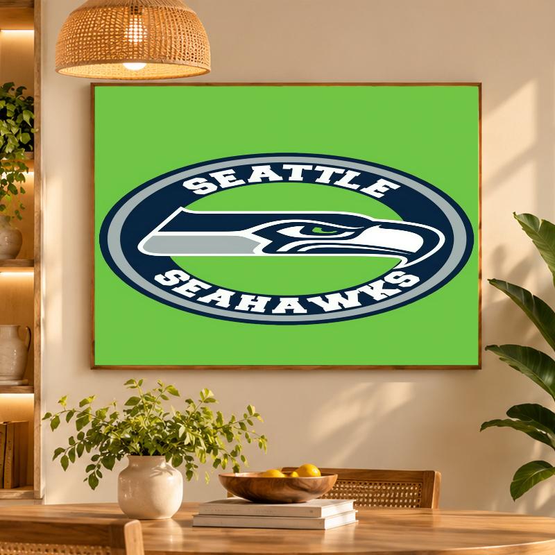 5D Diamond Painting Seattle Seahawks DIY Full Drill Diamond Art Kit Home Decoration