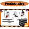3Pcs Halloween Table Specter Decoration Festival Halloween Wood Specter Table Decoration for Indoor Celebration