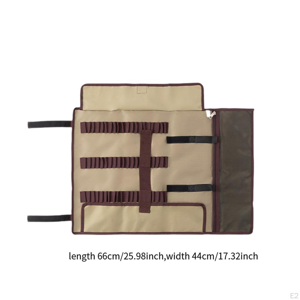 Tent Stakes Bag Nails Pouch Folding Water Resistant Wind Rope Holder Outdoor Tools Carrier for