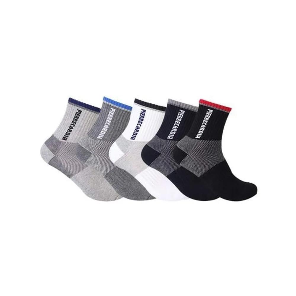 Men s Sports Pile Socks, Dot Pile Mid-calf Socks, Choose 1 of 5 Pairs, Made in Korea Men s PC Dot File Random 5 Pairs/26cm