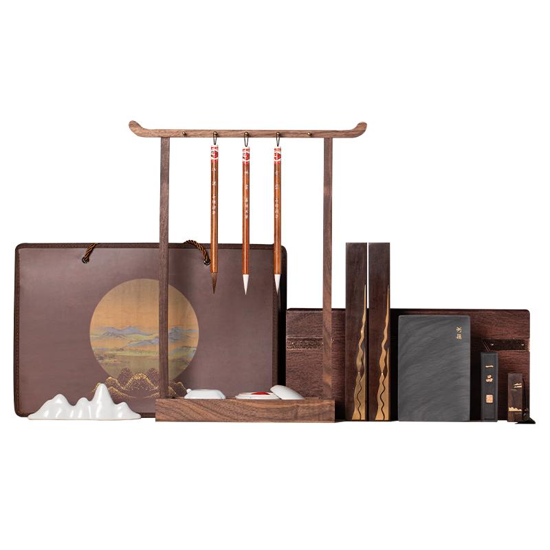 Shanlian Hubi Qianli Jiangshan Four Treasures of the Study Gift Set