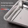 Dianrui'en 304 Stainless Steel Rectangular Deep Plate, 32cm