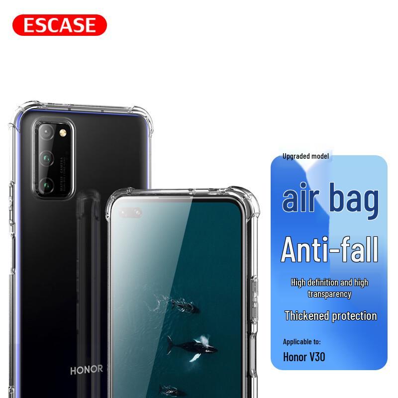 

ESCASE Honor V30 Transparent Airbag Anti-Drop Phone Case Honor V30
