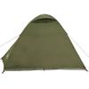 Dome Camping Tent for 4 Persons Olive Green Waterproof