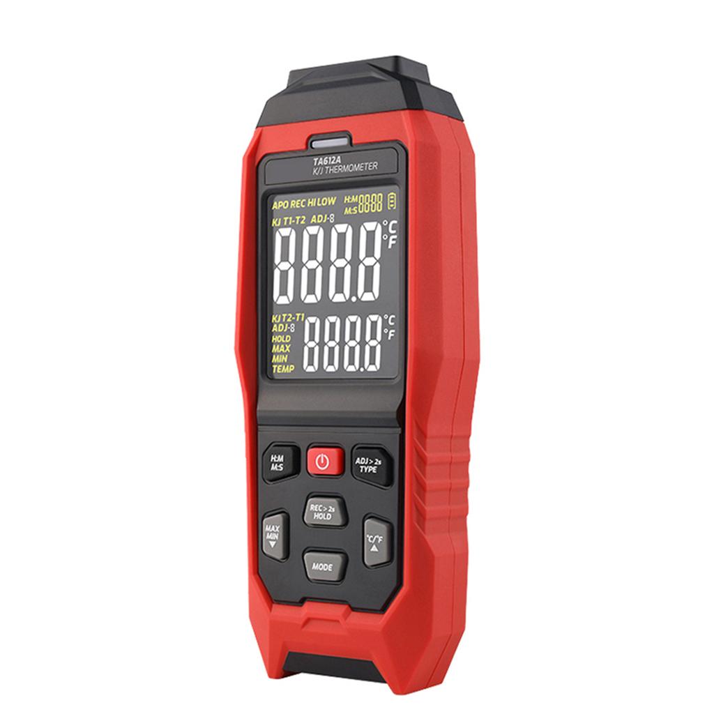 TASI TA612C 4 Channels K/ J Type Thermocouple Thermometer -200~1372/ -328~2501Stopień Fahrenheita Handheld Digital LCD Temperature Meter 5000 Groups