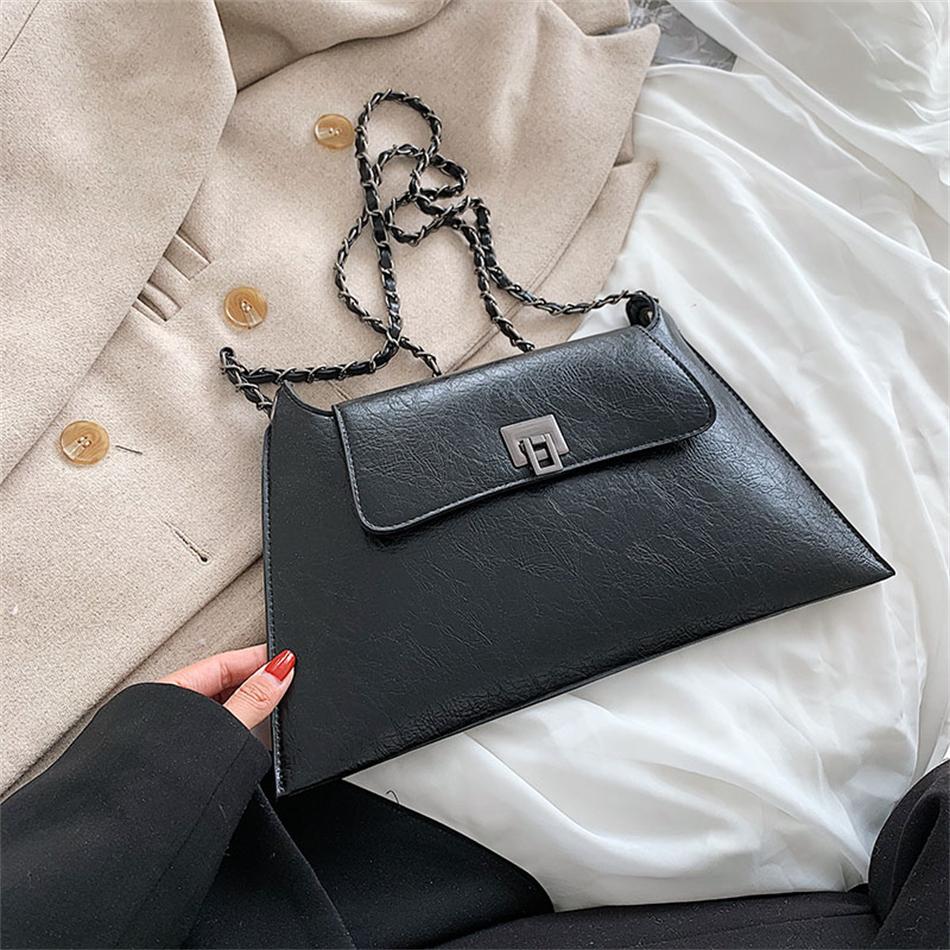 Leather PU women's messenger bag shoulder crossbody bags armpit bags for women new oil fashion vintage