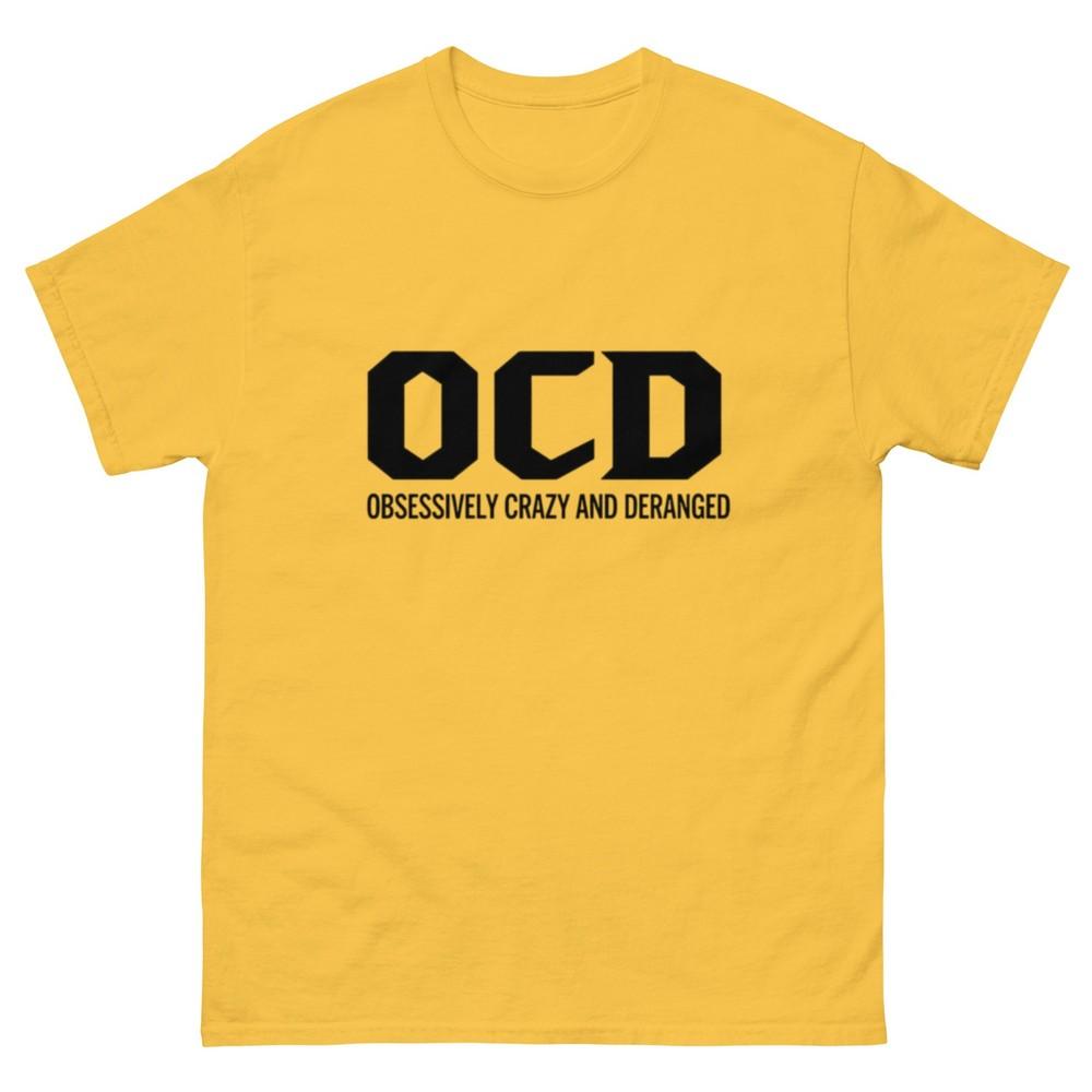 

Unisex OCD T-Shirt | Funny Pop Culture Shirts | Mental Health Awareness Tee L