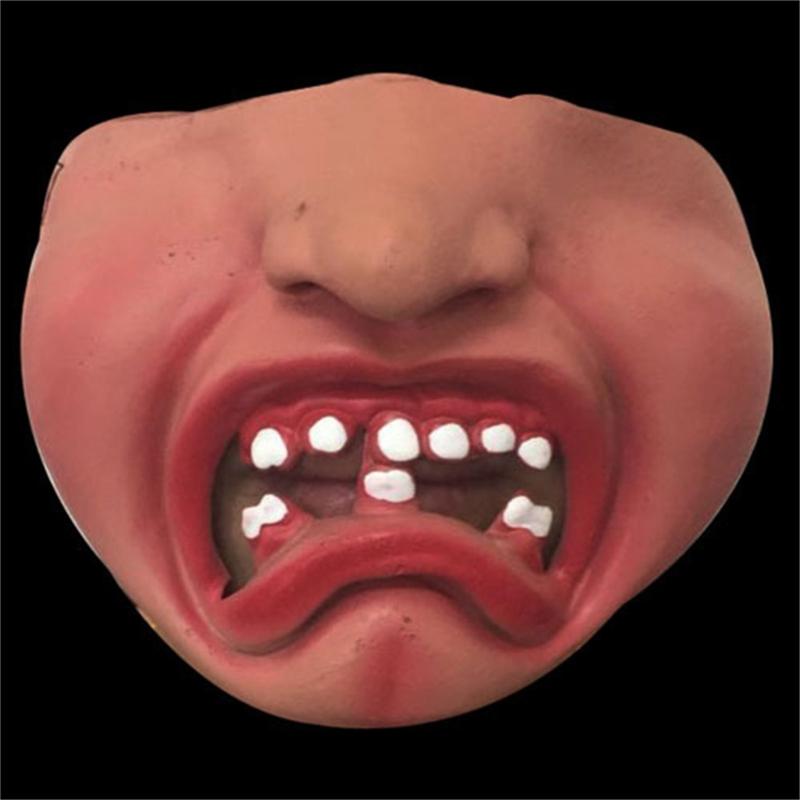 Latex Half Face Costume Mask Set for Group Photos, Cosplay Use, Stage Scenes and Theme Gathering Party Supplies