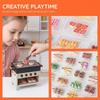 Miniature Simulation Barbecue Food Toys Models Realistic Kitchen Ingredients for DIY Dollhouse and Kids Education