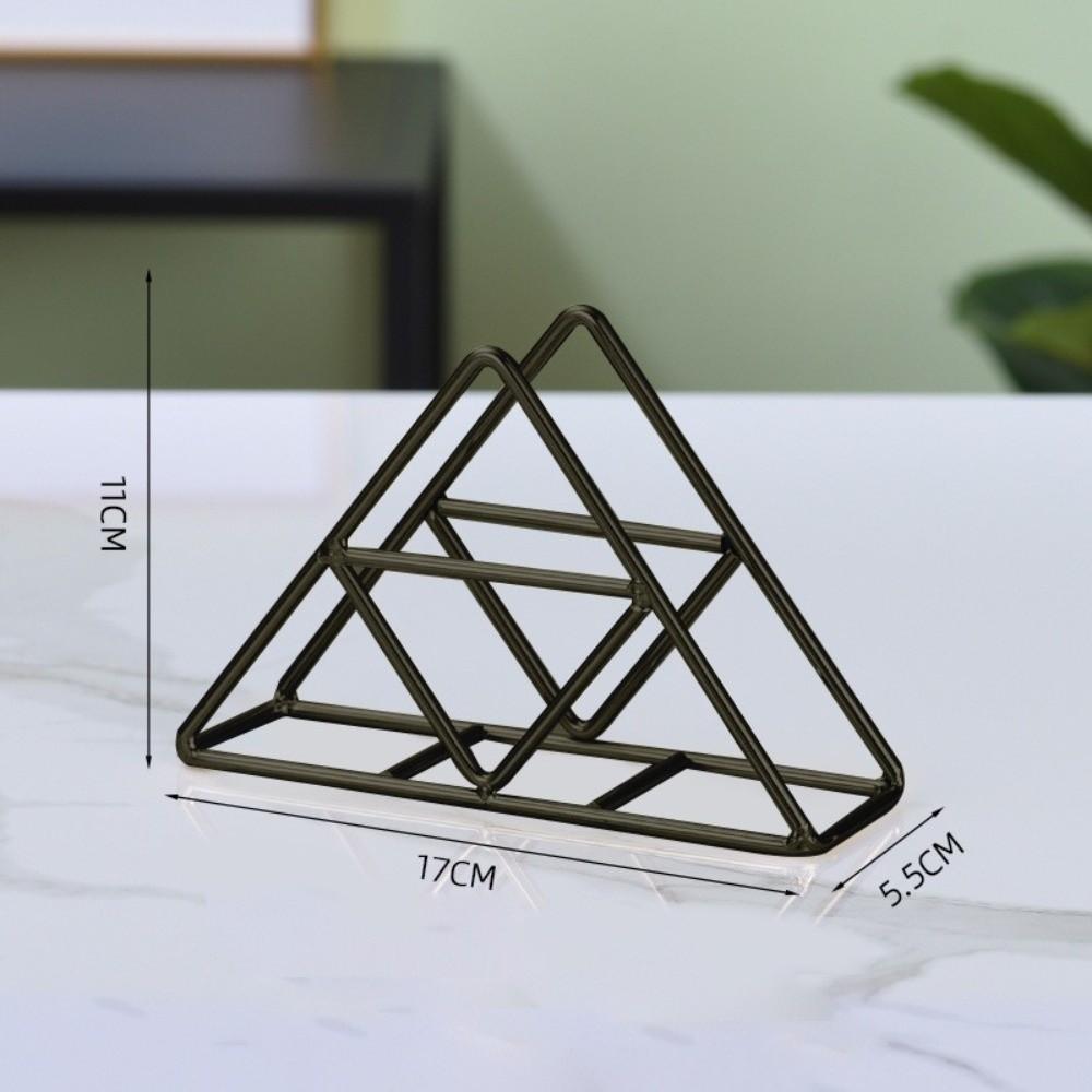 Ironwork Napkin Storage Rack Metal Tissue Dispenser High Quality Paper Stand  Table Decoration