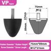 Male Female Thread Vibration Isolation Base M6 M8 M10 M12 Shock Absorbing Pads  Silent Operation