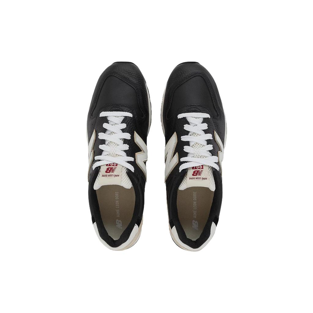 Aimé Leon Dore x New Balance 996 Made in USA Schwarz Unisex-Sneaker Sandsteinweiß U996BW