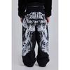 European And American Style New Washed Jeans Men'S And Women'S Retro High Street Straight Trousers Ins